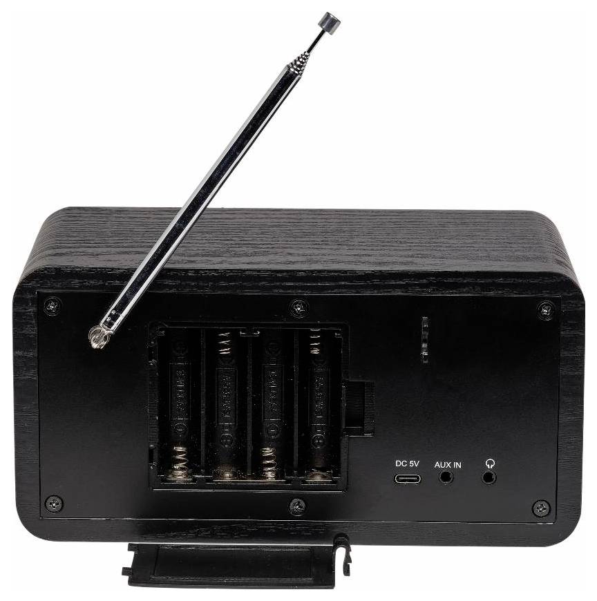 Denver DIR-200 Radio de table Internet DAB+, FM, Internet radio internet, FM, Bluetooth, DAB+, WiFi fonction réveil noir