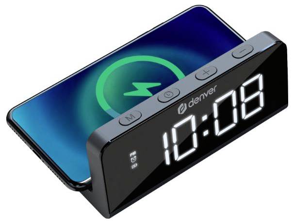 Denver 111131300070 électronique Réveil noir