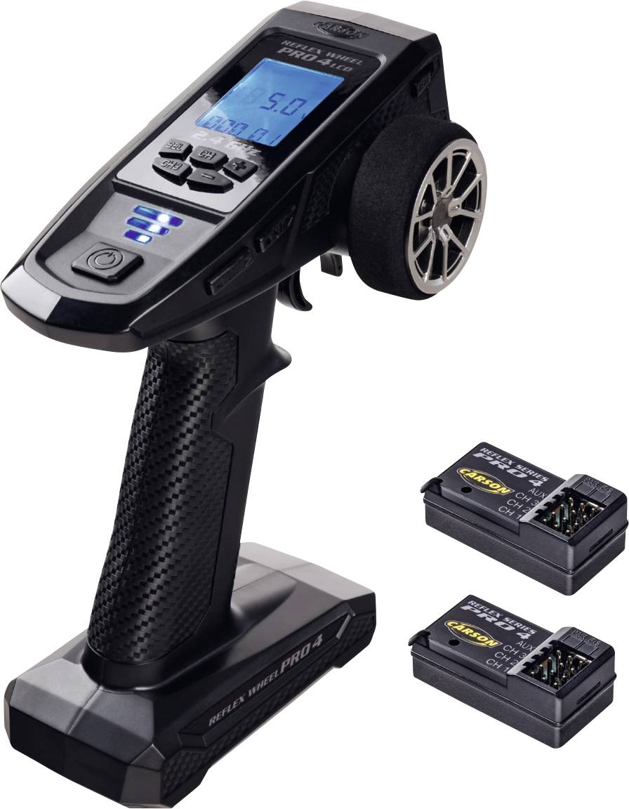 Carson Modellsport FS 4K Reflex Wheel Pro 4 Radiocommande manuelle 2,4 GHz Nombre de canaux: 4