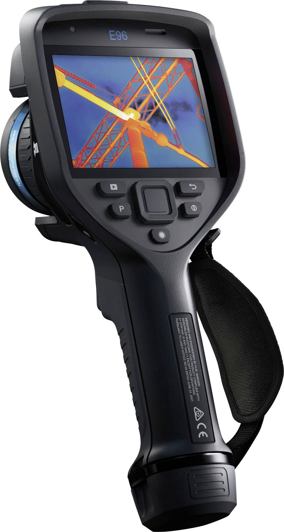 Caméra thermique FLIR E96 24° + 42° -20 à 1500 °C 640 x 480 Pixel 30 Hz MeterLink™, MSX®, Écran tactile, WiFi