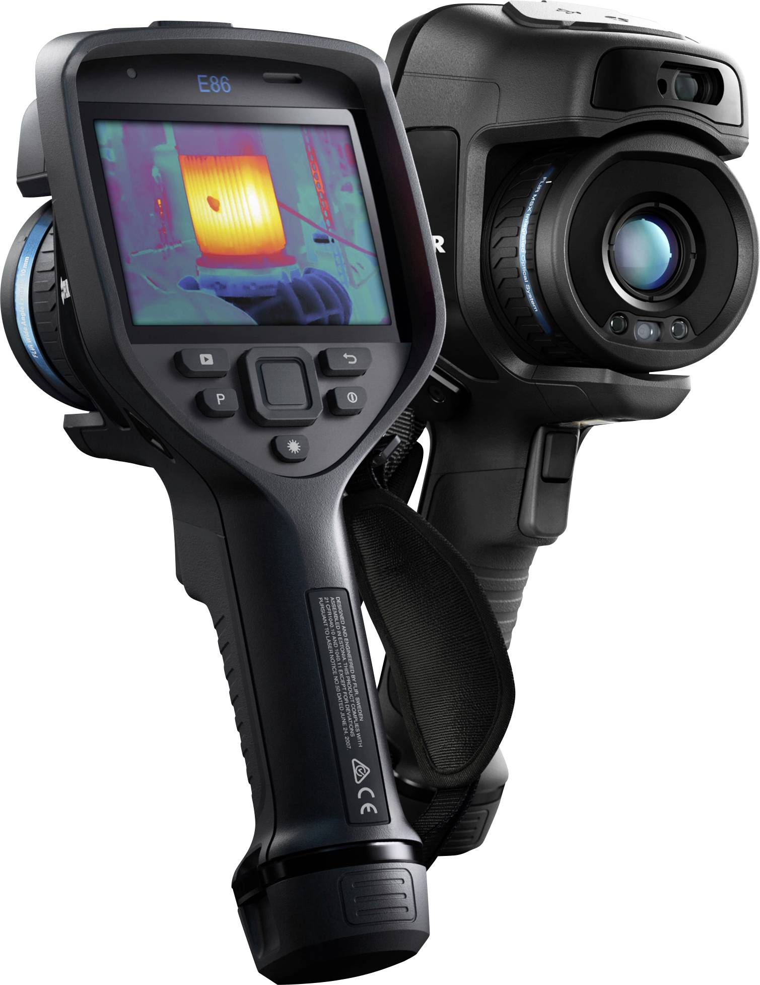 Caméra thermique FLIR E86 Dual FOV 24° - 42° -20 à 1500 °C 464 x 348 Pixel 30 WiFi, Écran tactile, MSX®, MeterLink™
