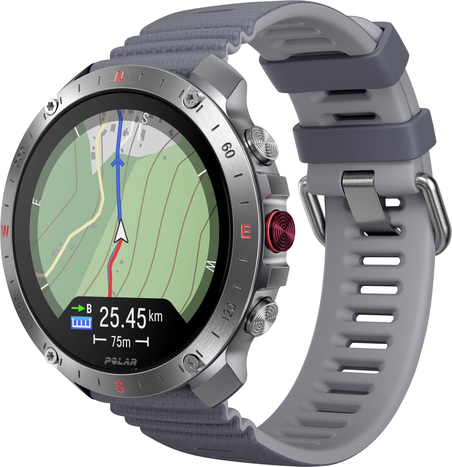 Polar Grit X2 Pro Montre sport gris