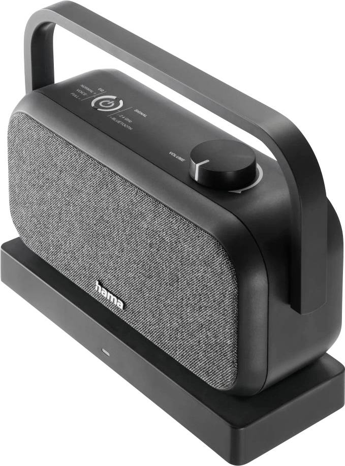 Hama Enceinte TV AUX, USB noir, gris