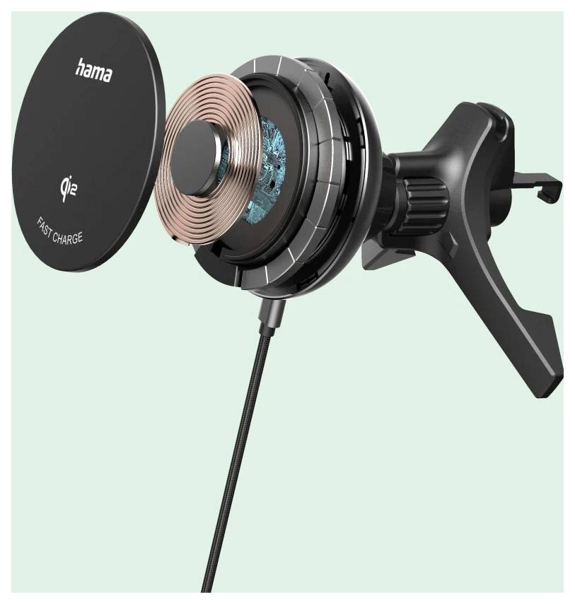 Hama Chargeur à induction 3 A 00201736 Sorties standard Qi noir