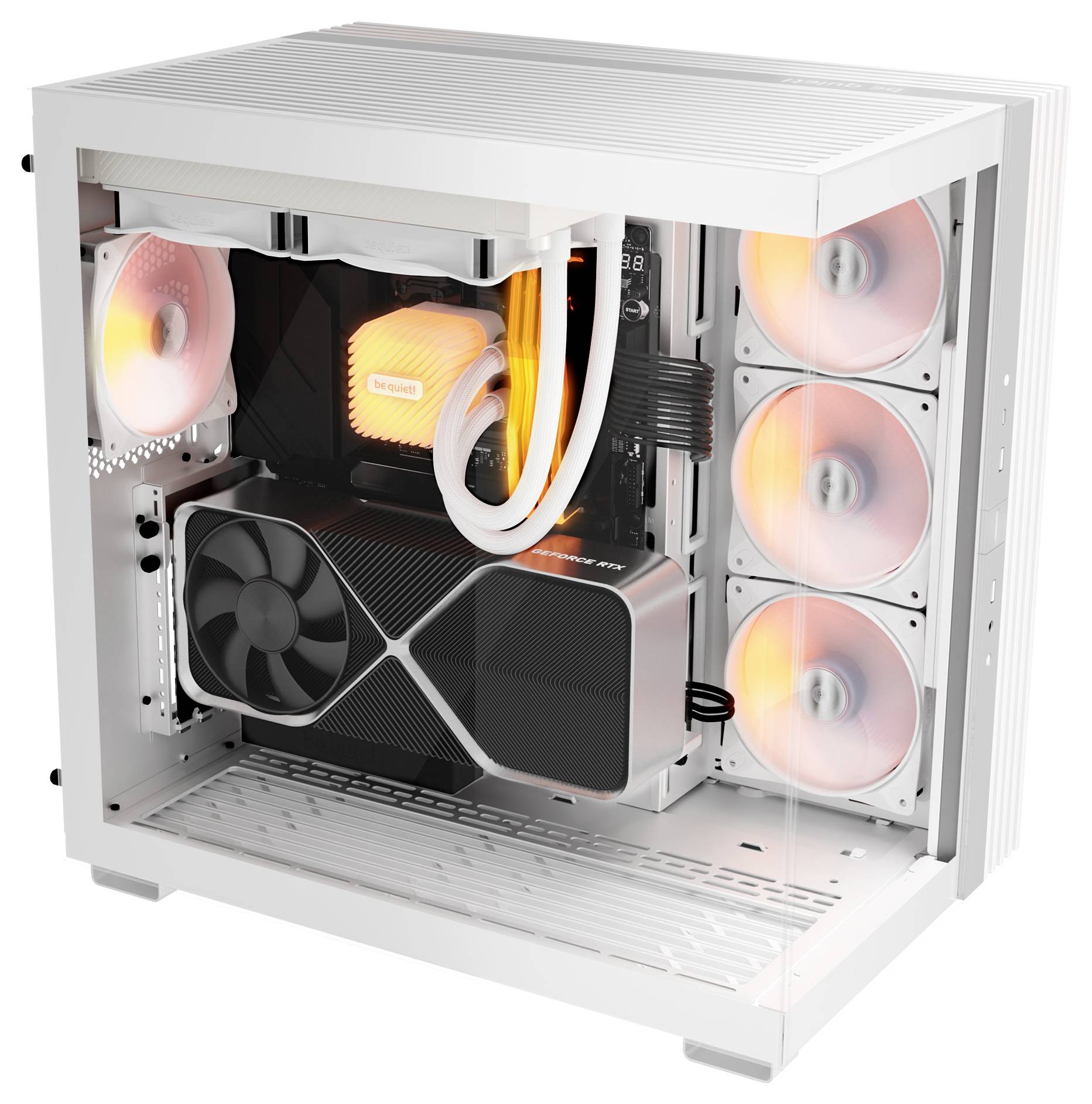 BeQuiet LIGHT WINGS LX | 120mm PWM Reverse White Ventilateur pour PC blanc