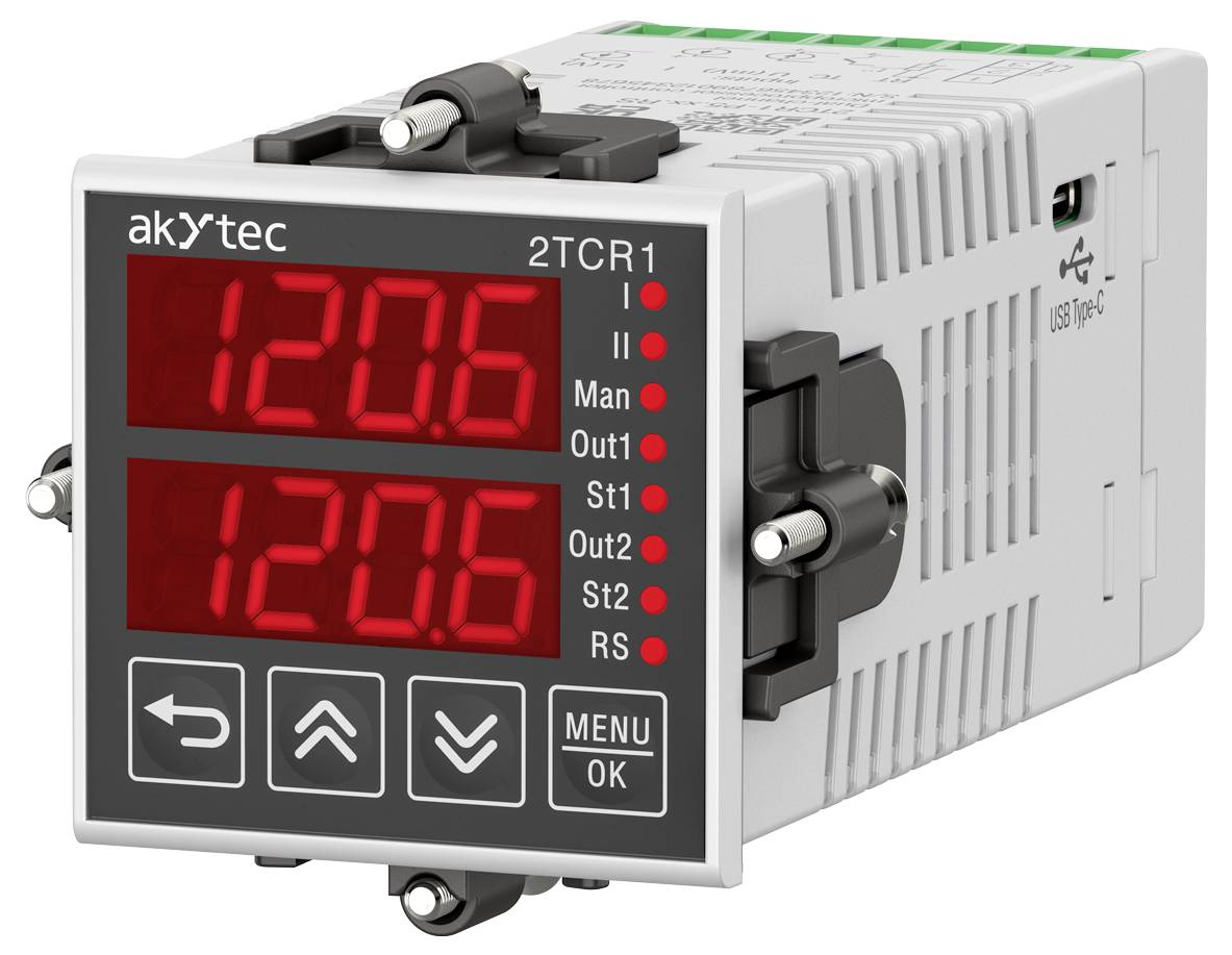 akYtec 2TCR1-P5.RR 151436 API - Module de régulation 24 V/DC, 230 V/AC