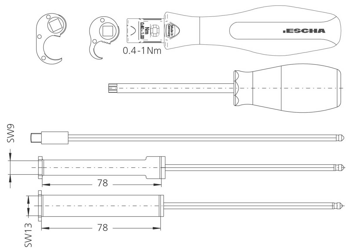 Escha 8055431 Outillage 1 pc(s)