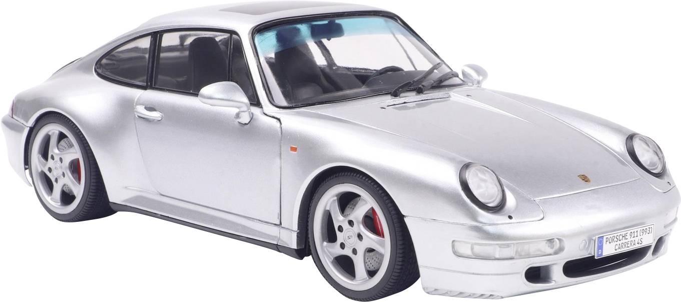 Solido Modèle réduit de voiture particulière Porsche 911 (993) Polar argent modèle fini Modèle réduit de voiture
