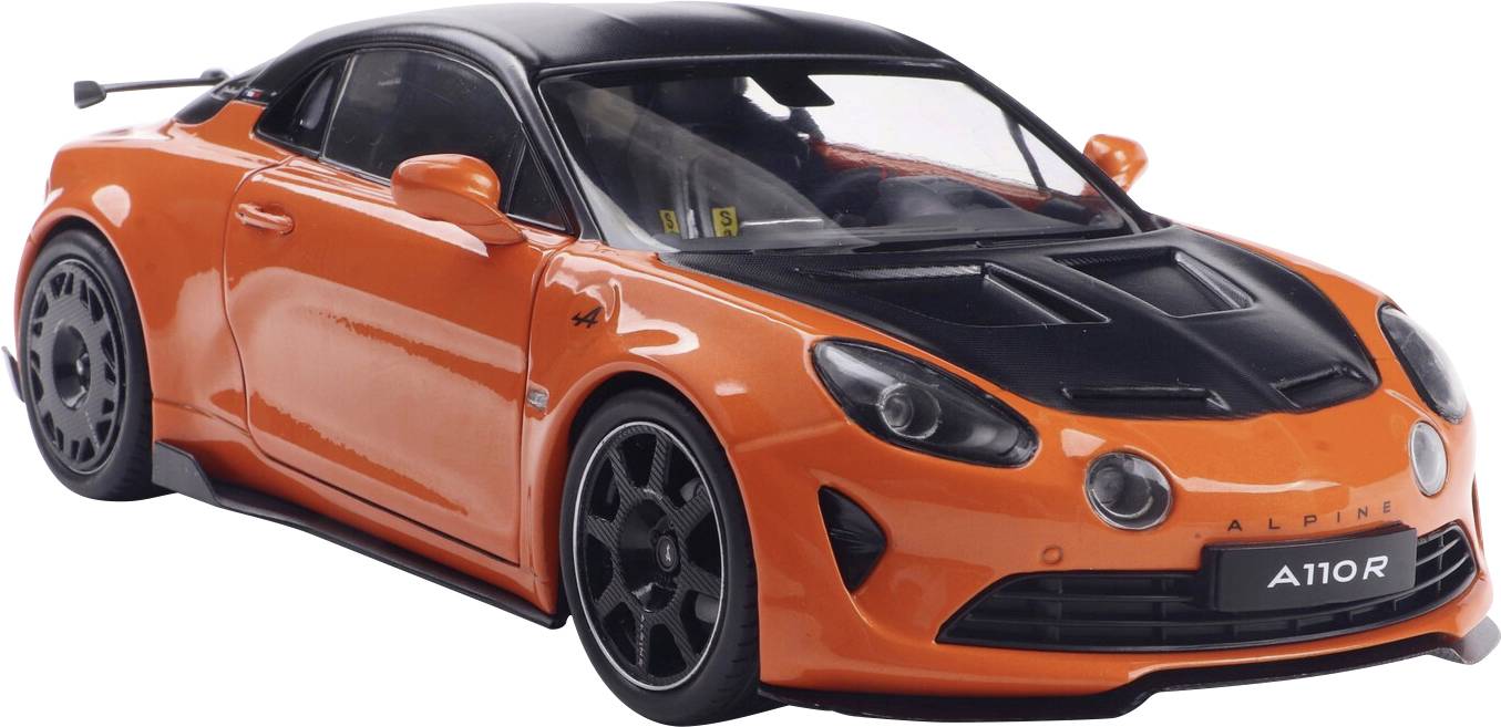 Solido Modèle réduit de voiture particulière Renault Alpine A110 RADICALE orange cobalt modèle fini Modèle réduit de voiture