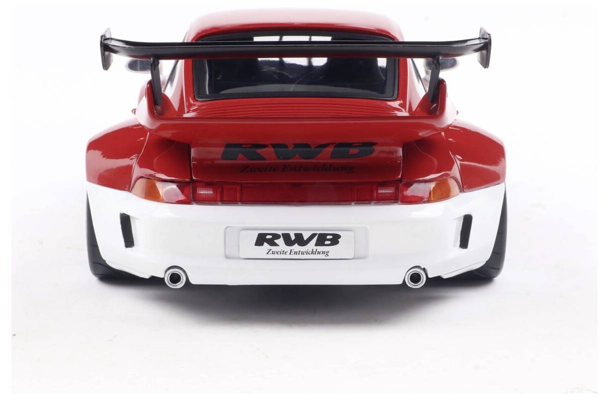 Solido Modèle réduit de voiture particulière Porsche BODYKIT RWB PORCO ROSSO ROUGE modèle fini Modèle réduit de voiture