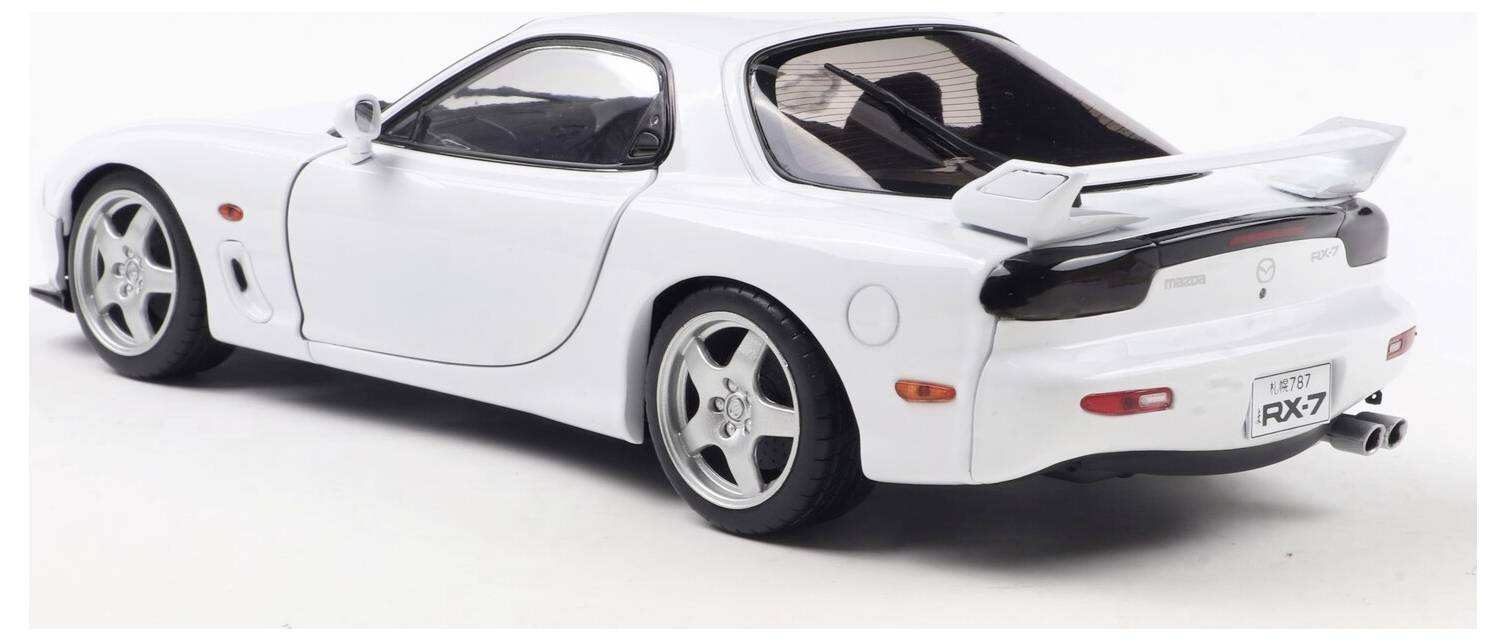 Solido Modèle réduit de voiture particulière Mazda RX7 FD3RS blanc comme neige modèle fini Modèle réduit de voiture