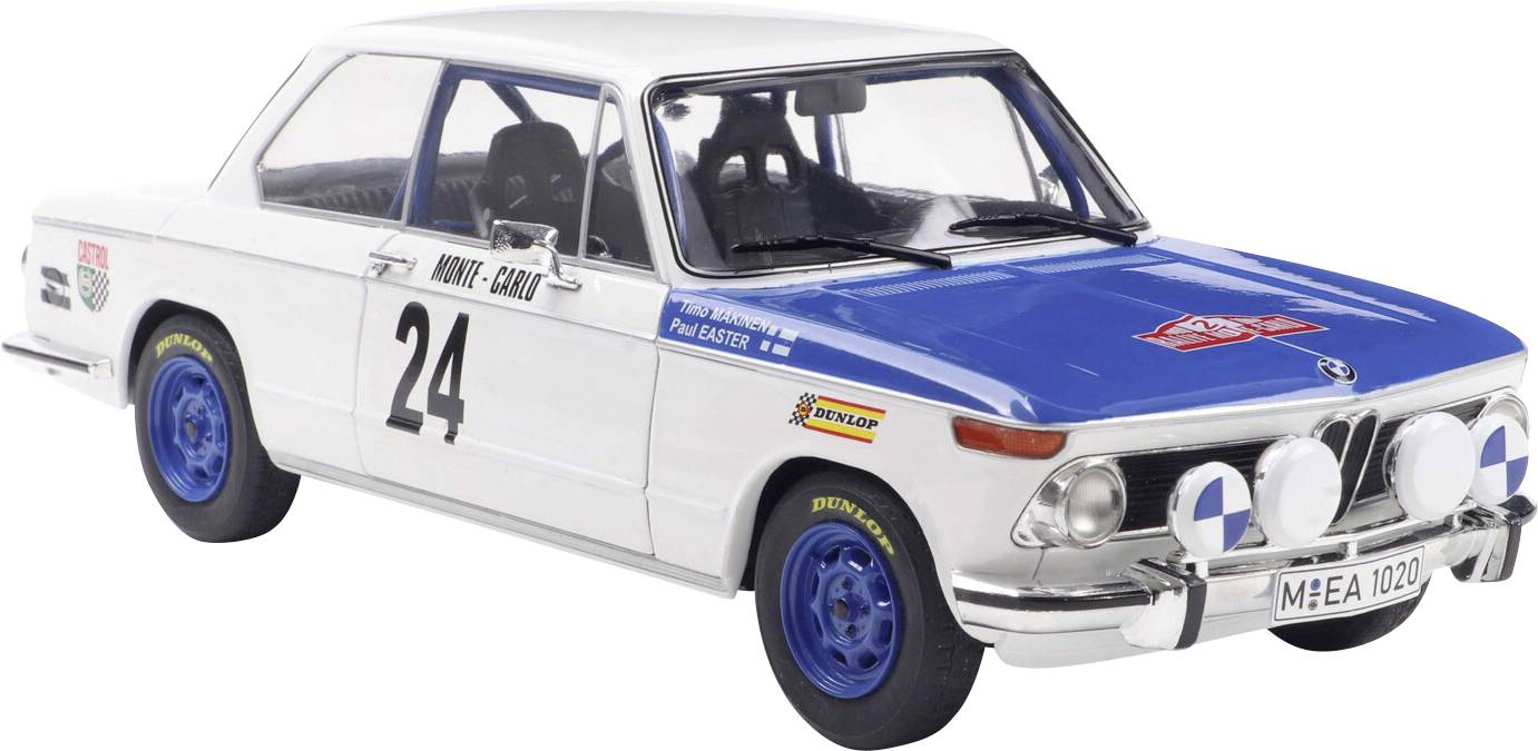 Solido Modèle réduit de voiture particulière BMW 2002 TII #24 blanc modèle fini Modèle réduit de voiture