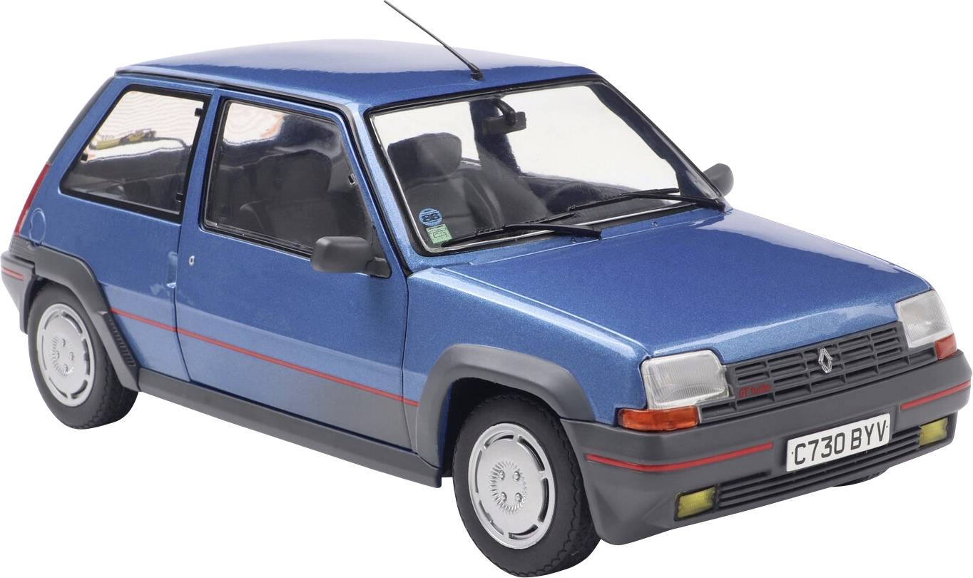 Solido Modèle réduit de voiture particulière Renault 5 GT Turbo MK1 Alpine bleu modèle fini Modèle réduit de voiture