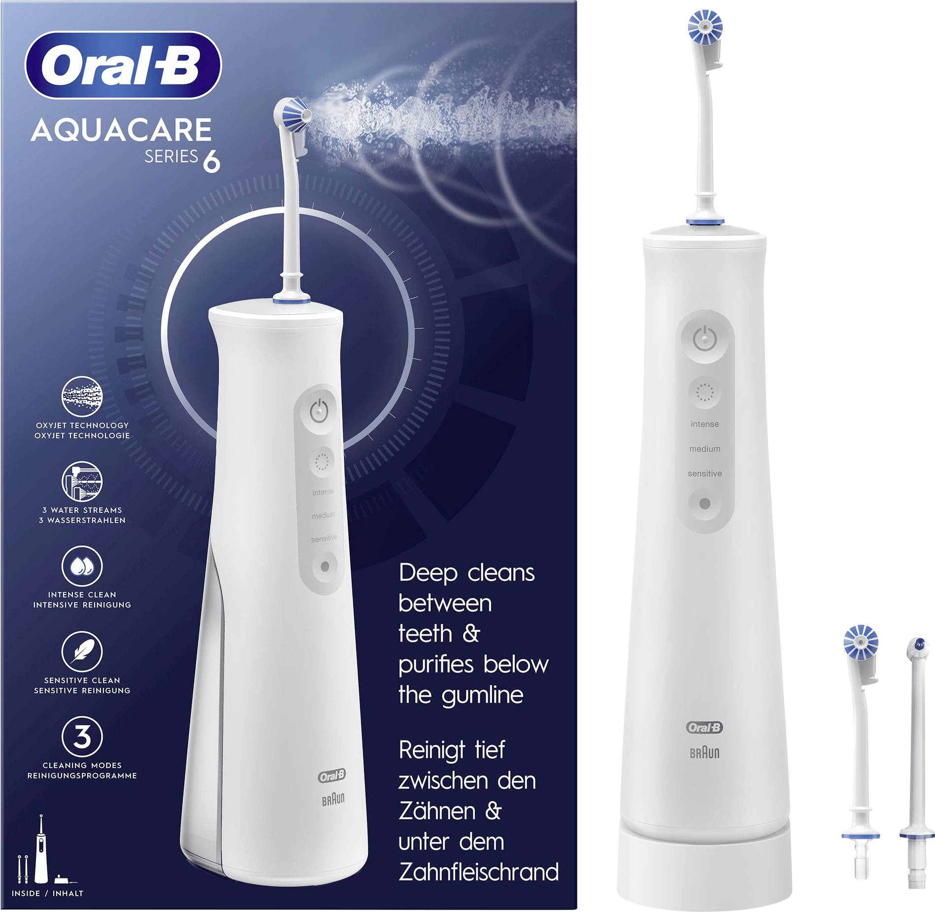 Oral-B AquaCare 6 436294 Hydropulseur blanc