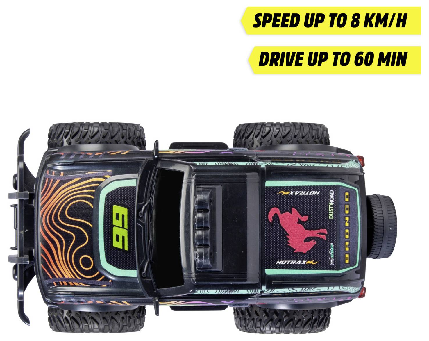 Dickie Toys 201106017 RC Ford Bronco, RTR 1:16 Véhicule RC débutant électrique Véhicule tout-terrain