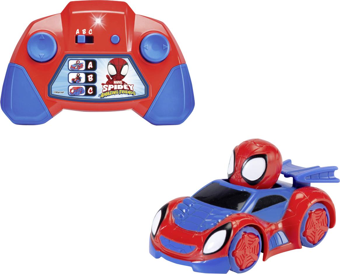 Dickie Toys 203222006 RC Spidey Web-Crawler 1:50 Véhicule RC débutant électrique Voiture de course