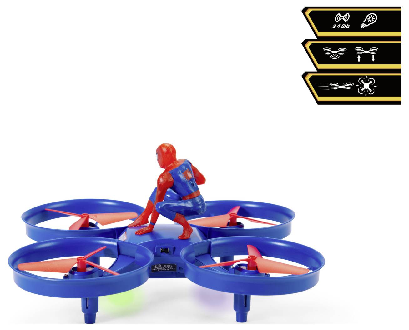 Dickie Toys RC Spider-Man Drone, RTR Drone quadricoptère prêt à voler (RtF)