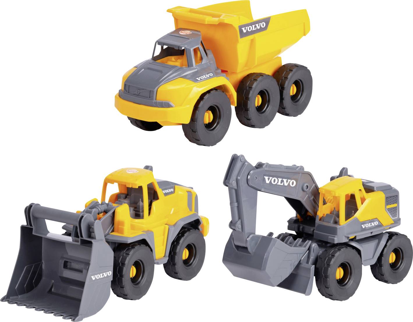 Dickie Toys Volvo Volvo Tough Work Force modèle fini Modèle réduit d'engin de chantier