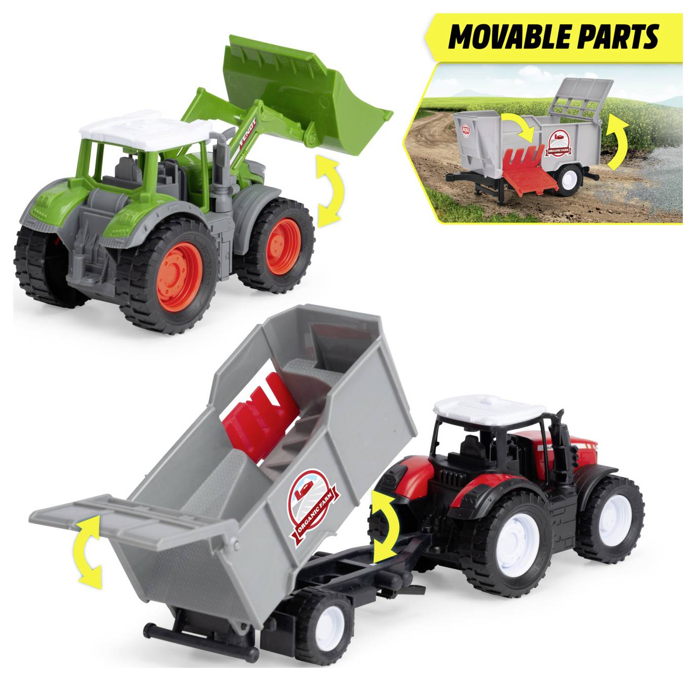Dickie Toys Fendt Farm Set modèle fini Modèle réduit d'engin agricole