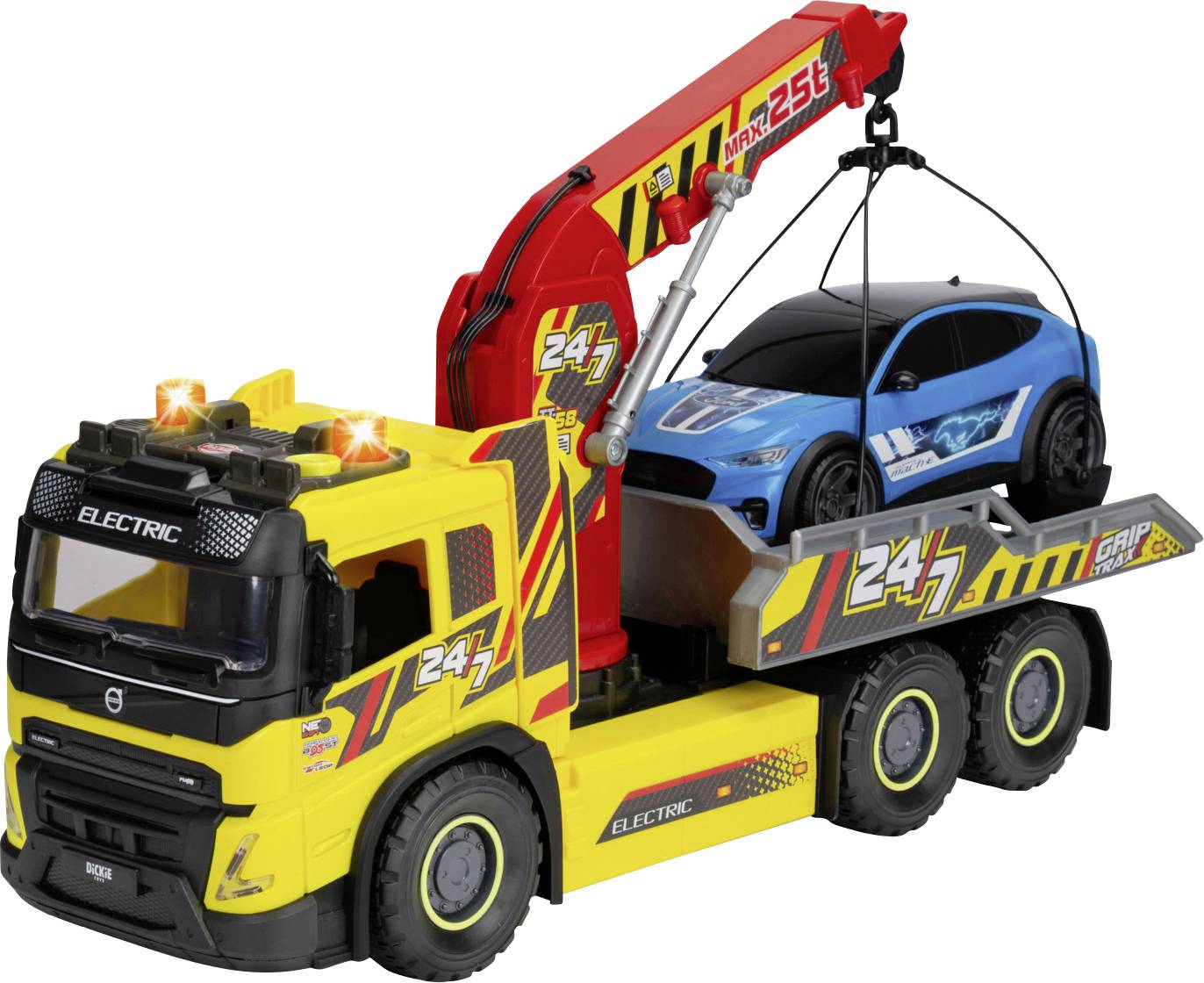 Dickie Toys Volvo, Ford Giant Tow Truck modèle fini Modèle réduit de camion