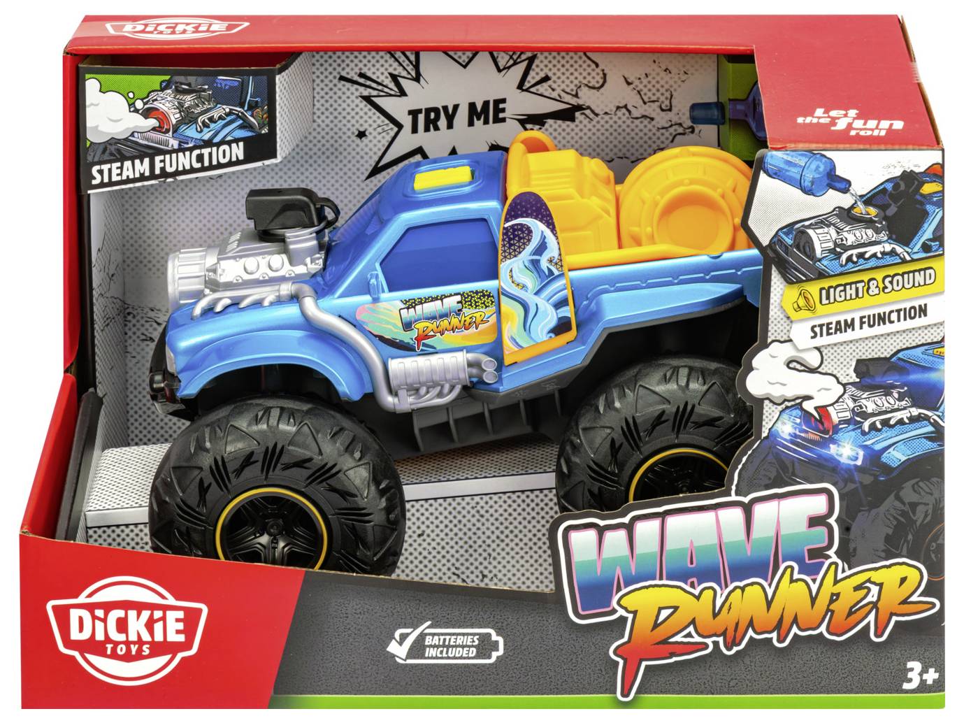 Dickie Toys Volvo Dickie Wave Runner modèle fini Monstertruck