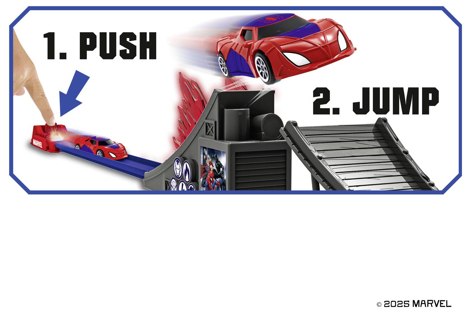 JADA TOYS Marvel Bridge Jumper Circuit