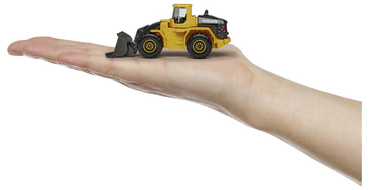 Majorette Volvo Construction 4 Pieces Gift Pack modèle fini Modèle réduit d'engin de chantier