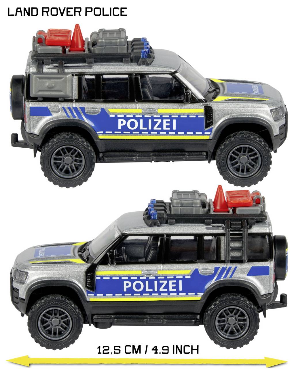 Majorette Land Rover Defender 90 Police modèle fini Modèle réduit de véhicule d'intervention