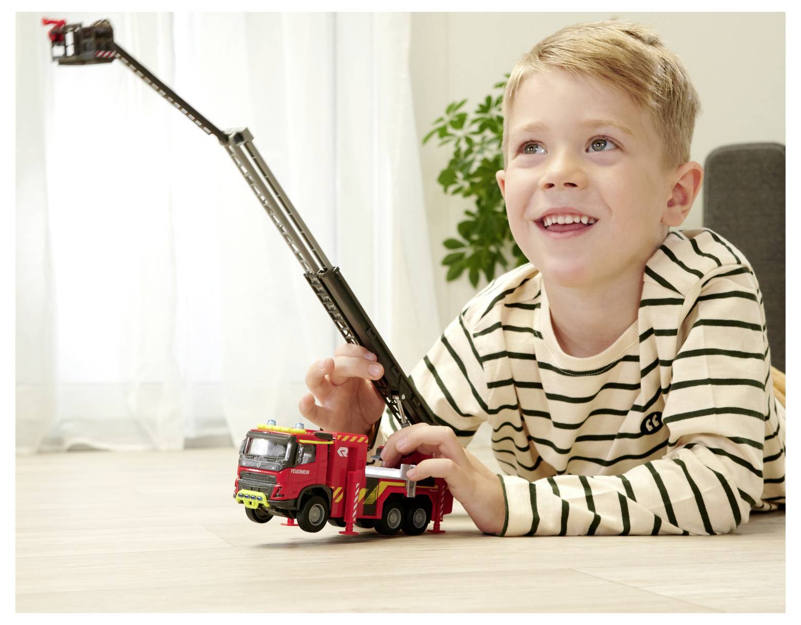 Majorette Volvo FMX Truck Fire Engine modèle fini Modèle réduit de véhicule d'intervention