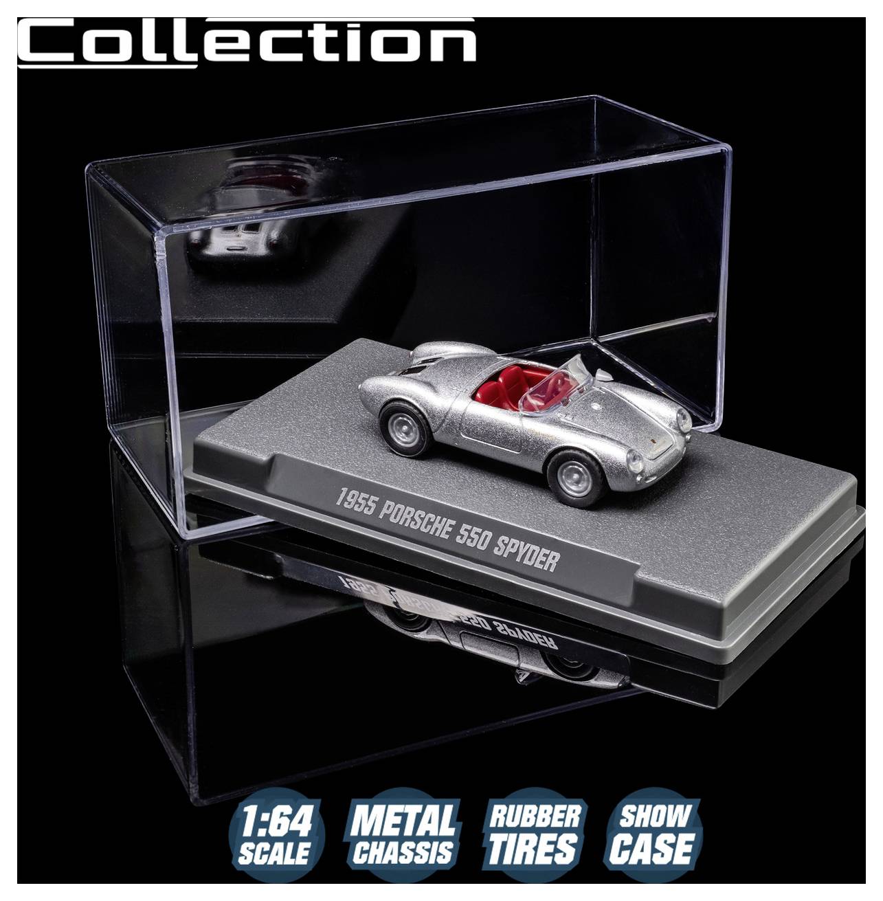 Majorette Porsche Collection 1955, 550 Spyder modèle fini Modèle réduit de voiture