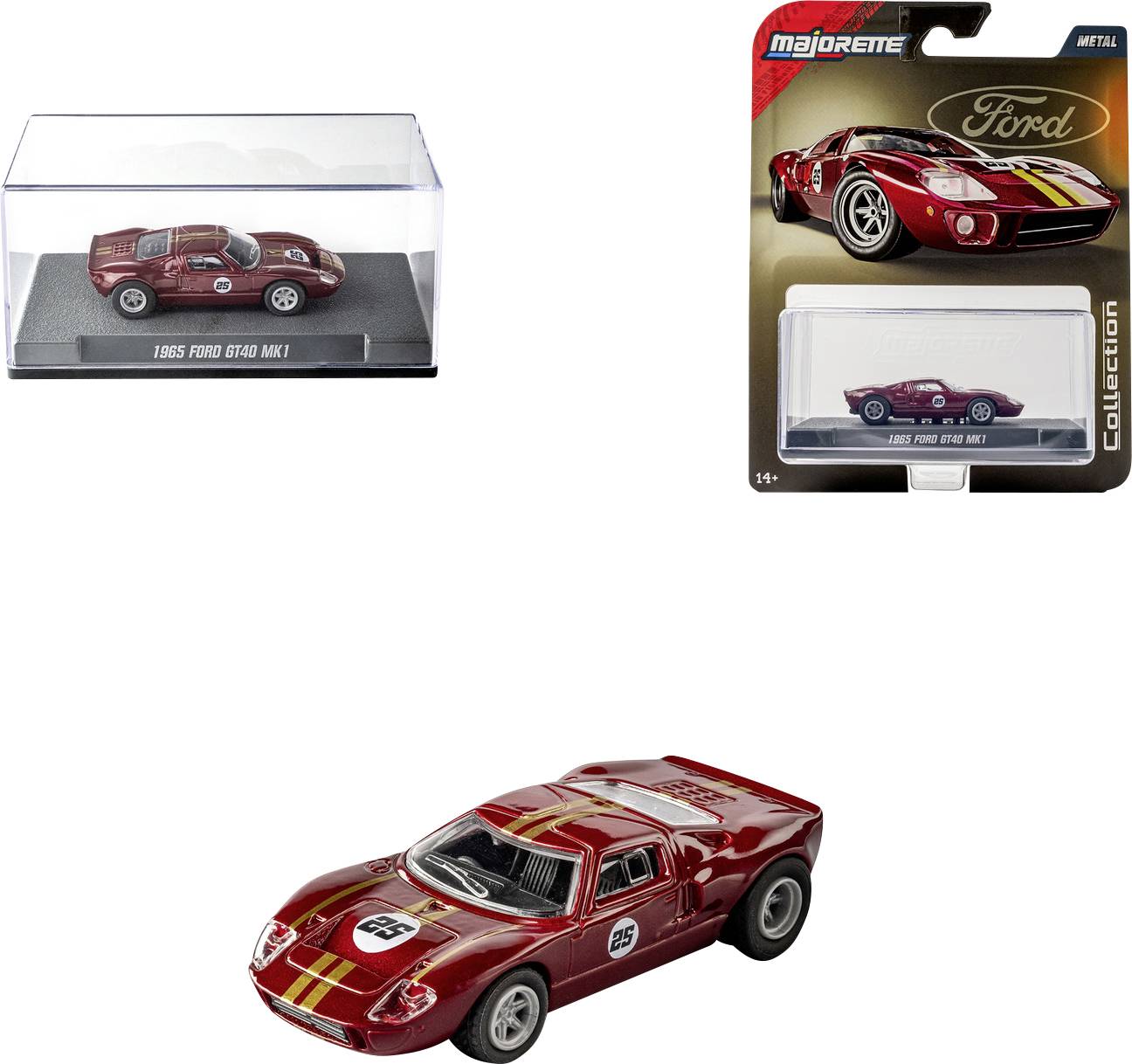Majorette Ford Collection 1965, GT40 MK1 modèle fini Modèle réduit de voiture