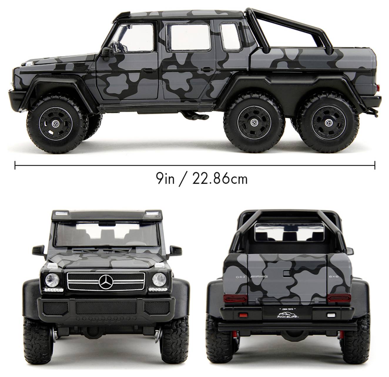 JADA TOYS Mercedes Benz Slips rose AMG G63 modèle fini Modèle réduit de voiture
