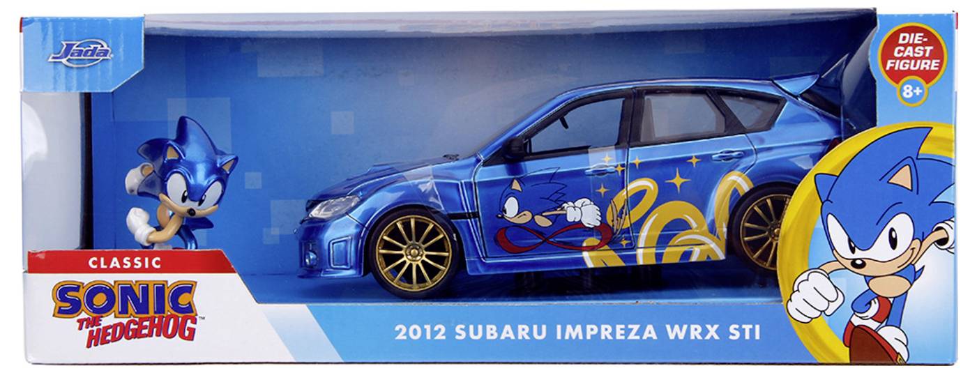 JADA TOYS Subaru Jada Sonic 2012, Impreza WRX STI 1 modèle fini Modèle réduit de voiture