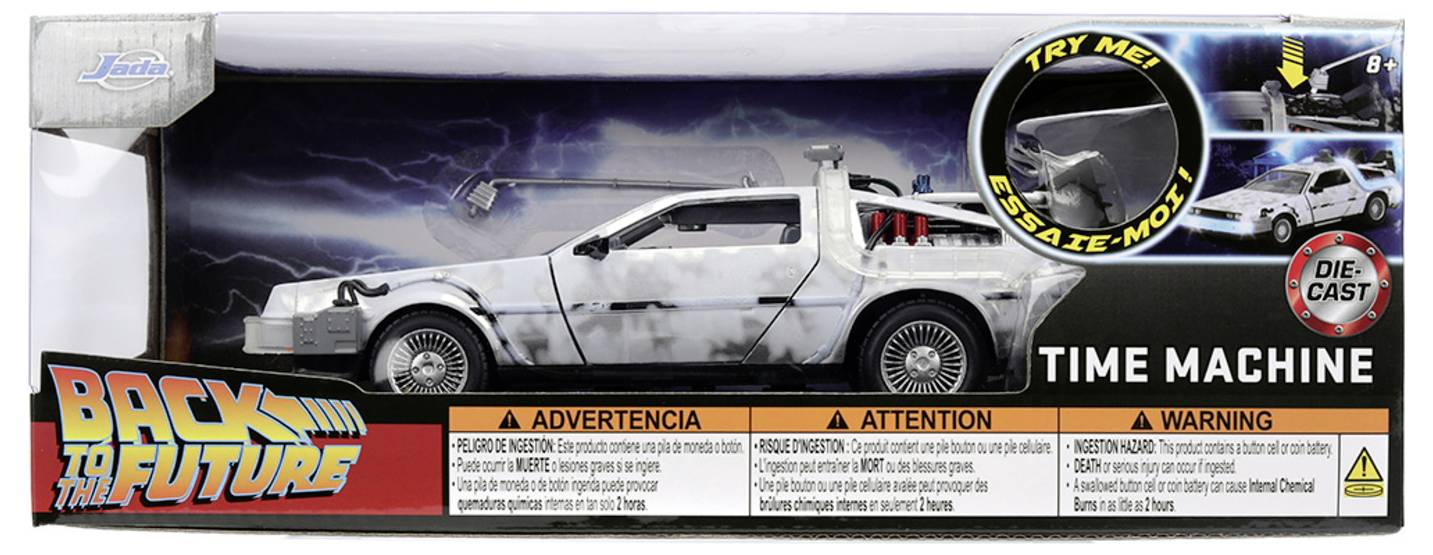 JADA TOYS Time Machine Back to the Future Frost modèle fini Modèle réduit de voiture