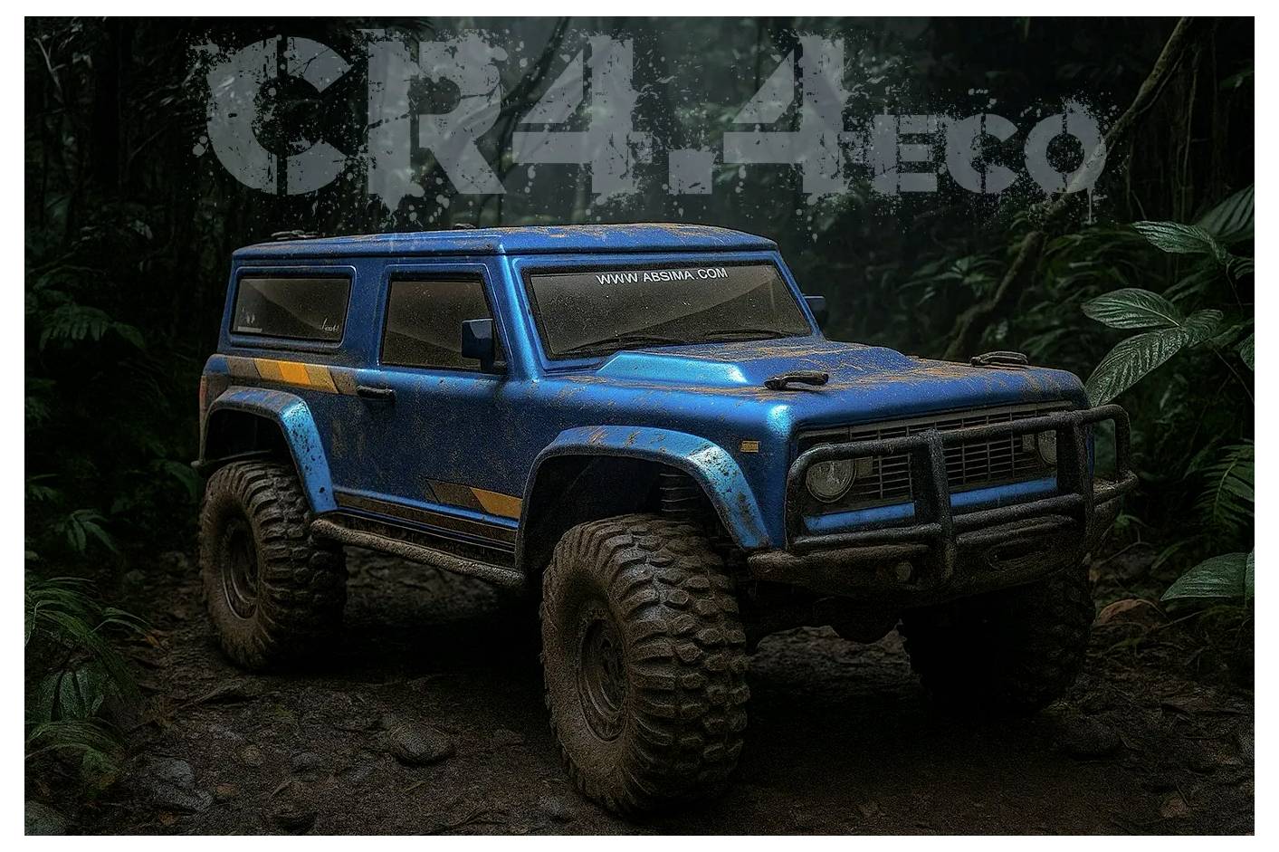 Absima 1:10 EP Crawler CR4.4eco "BRONCO" RTR brushed 1:10 Auto RC électrique Crawler 4 roues motrices (4WD) prêt à fonctionner