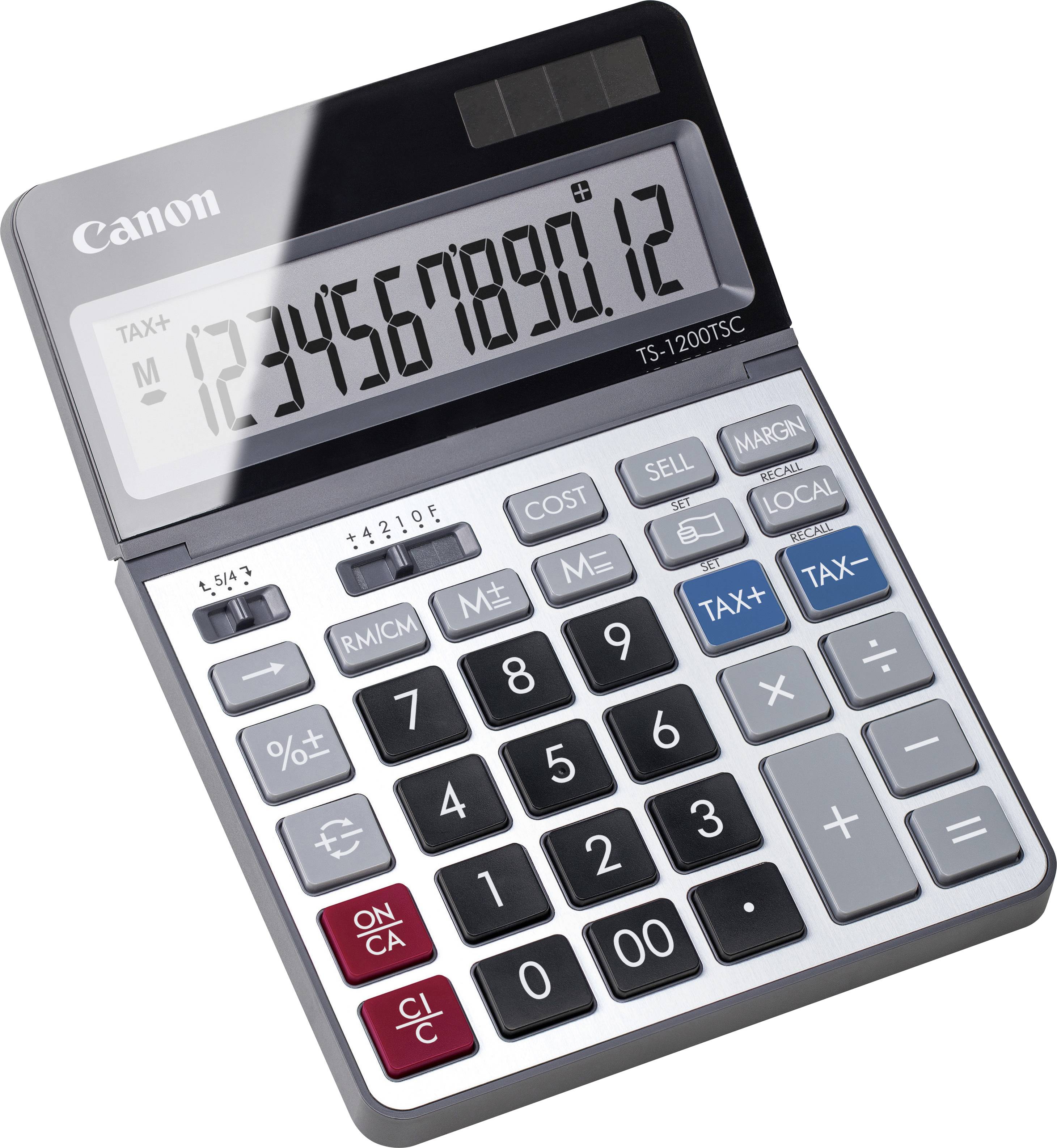 Canon Tischrechner anzeigend TS-1200 TSC Calculatrice de bureau (l x H x P) 179 x 18 x 127 mm