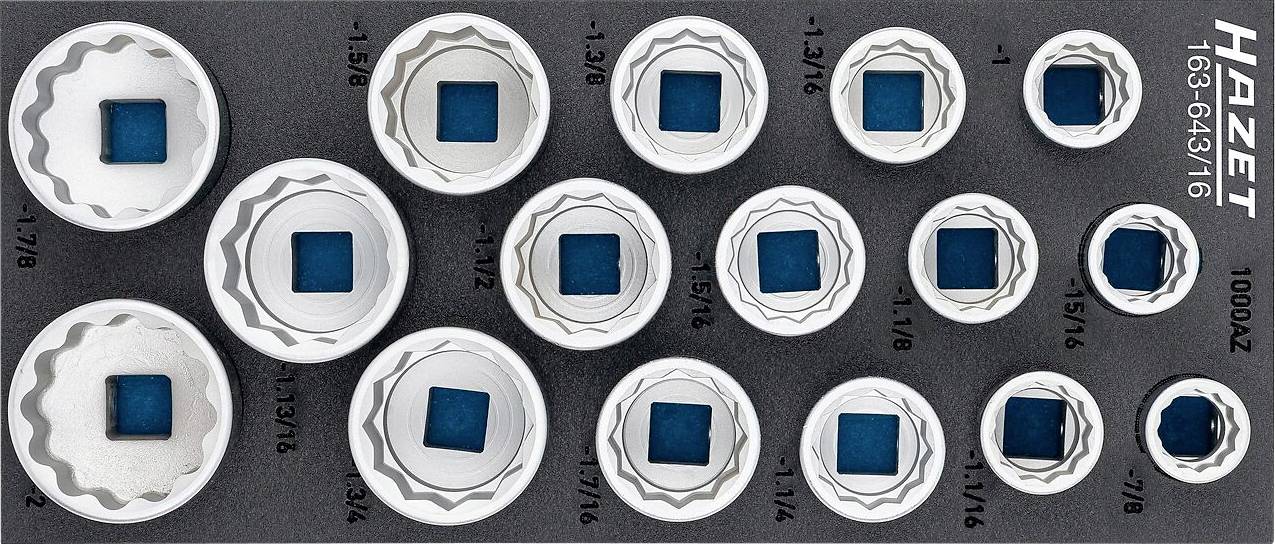 Hazet Jeu de douilles 163-643/16