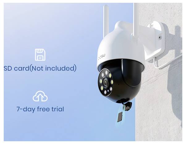 AOS-C5L0.WAEU01000 Aosu C5L Wi-Fi IP Caméra de surveillance 1296 x 2304 pixels