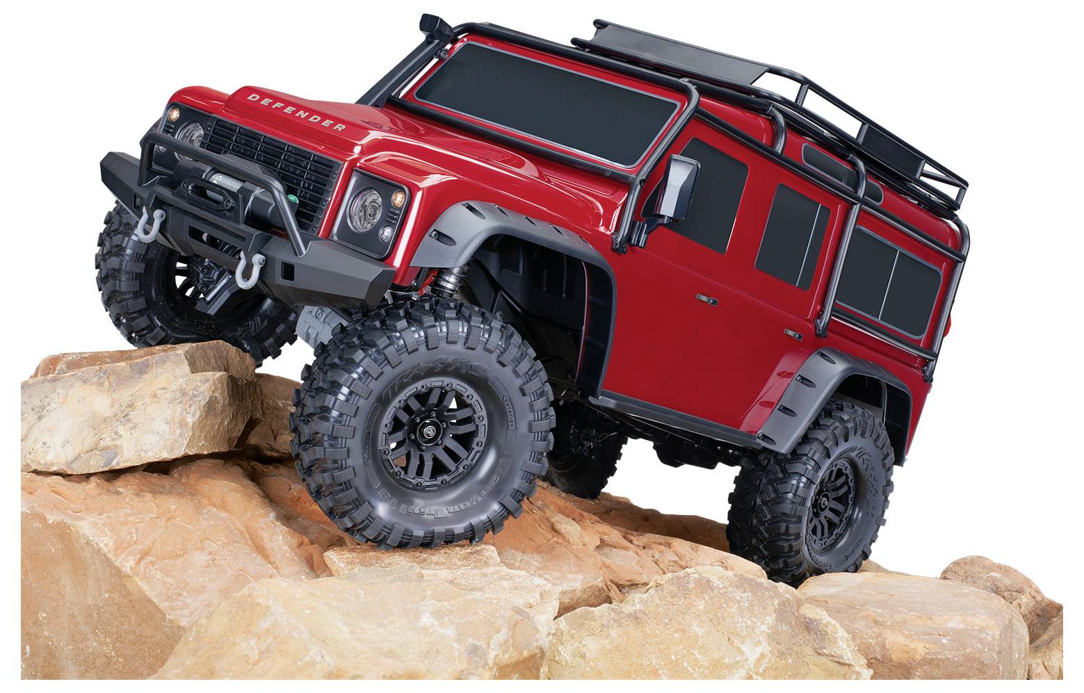 Traxxas TRX-4 Land Rover Defender brushed 1:10 Auto RC électrique Crawler 4 roues motrices (4WD) prêt à fonctionner (RtR) 2,4 GHz