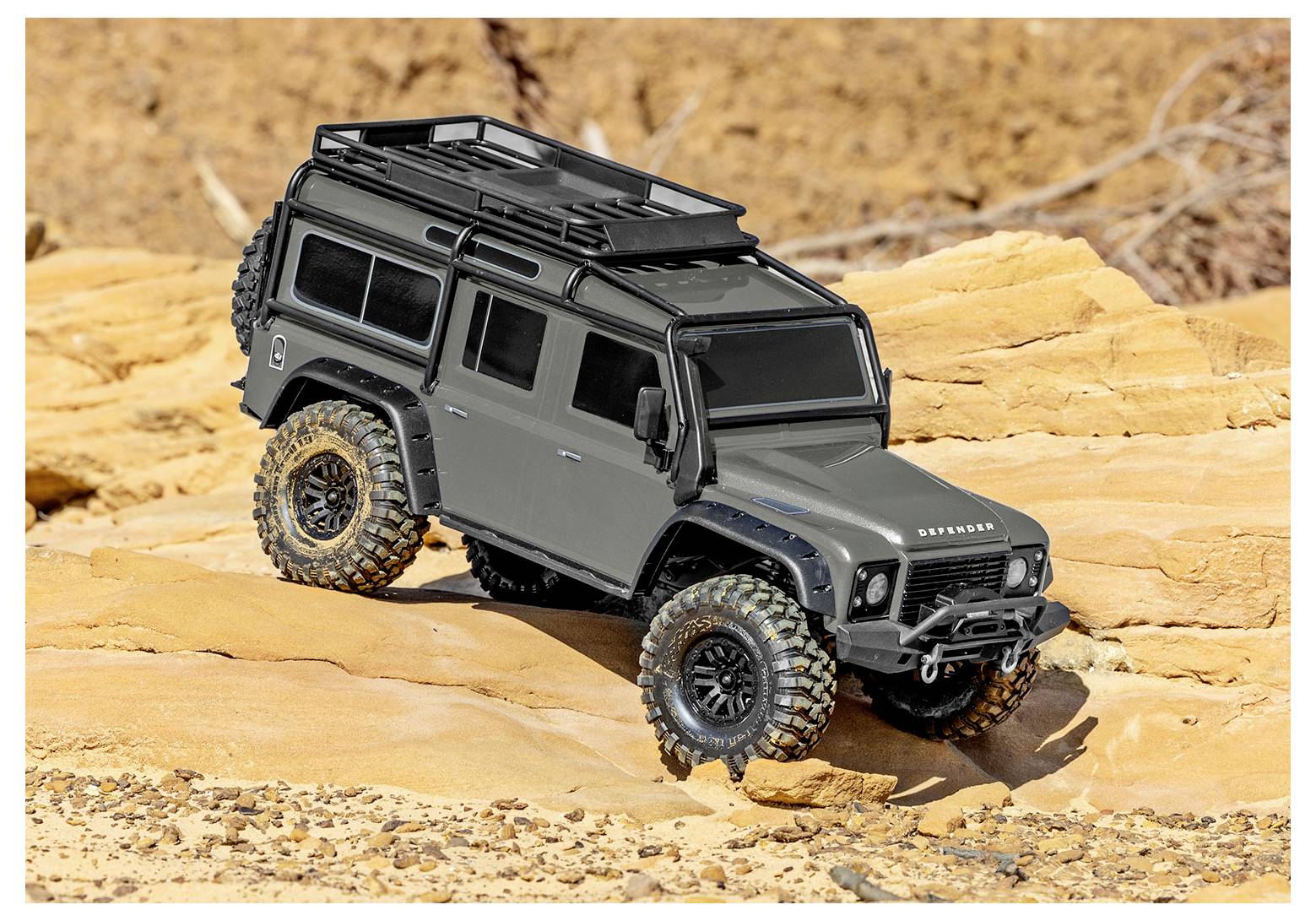 Traxxas TRX-4 Land Rover Defender brushed 1:10 Auto RC électrique Crawler 4 roues motrices (4WD) prêt à fonctionner (RtR) 2,4 GHz