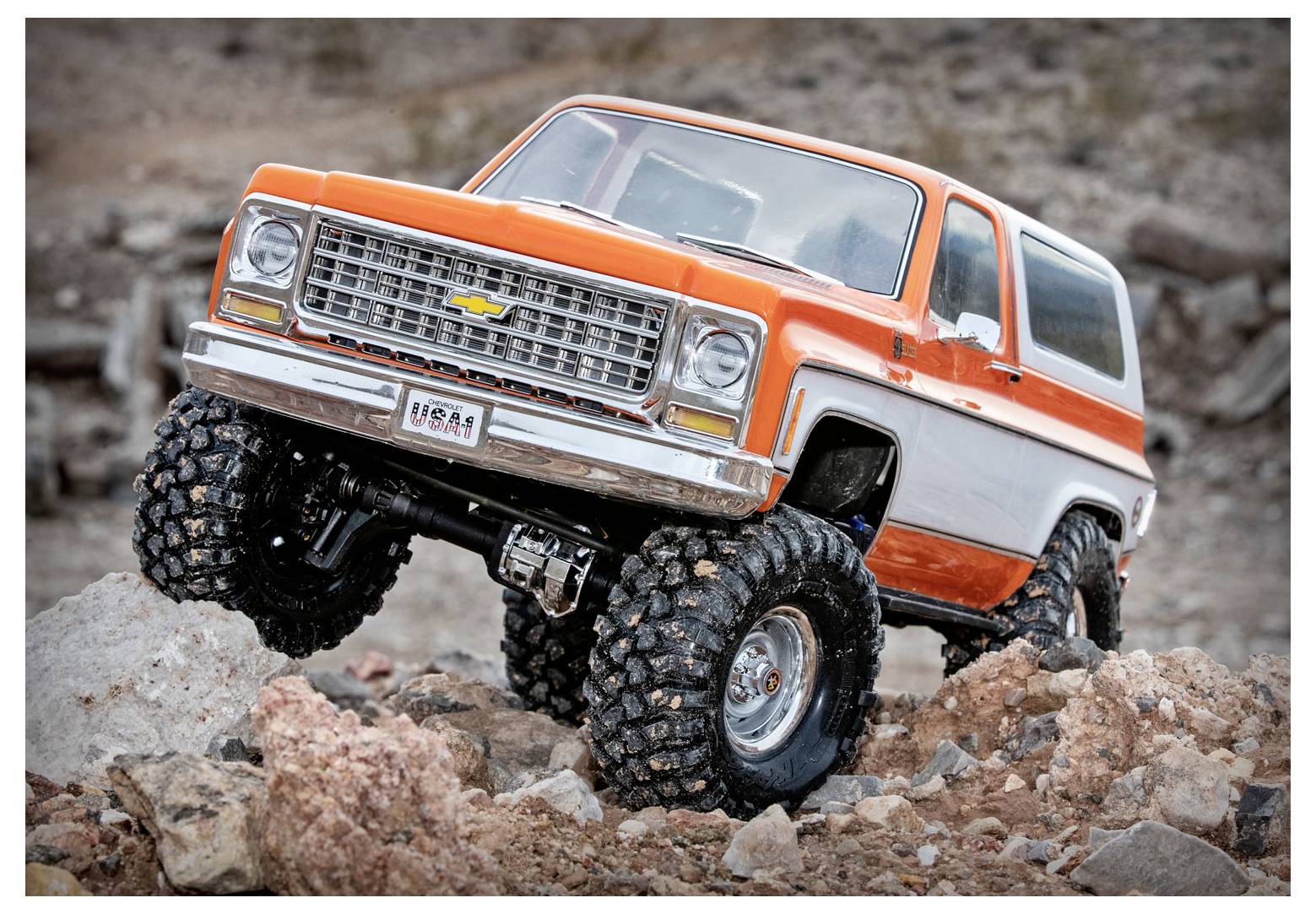 Traxxas TRX-4 1979 Chevrolet Blaze brushed 1:10 Auto RC électrique Crawler 4 roues motrices (4WD) prêt à fonctionner (RtR) 2,4 GHz