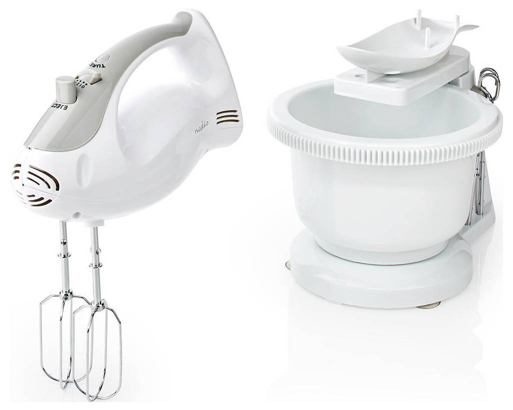 Nedis KAHM110CWT Batteur 200 W gris, blanc