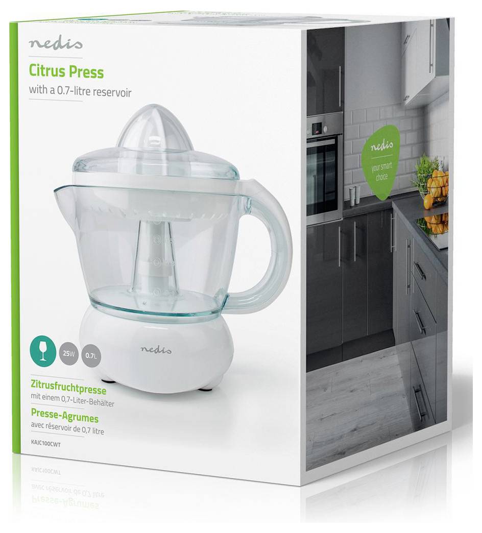 Nedis Presse-agrumes KAJC100CWT 25 W blanc