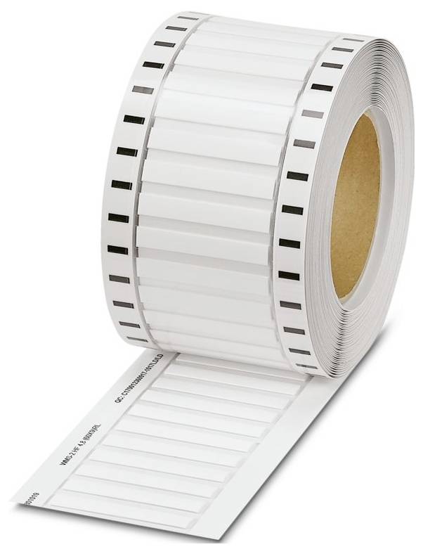 Phoenix Contact 0801019 WMS-2 HF 4,8 (60X9)RL Marqueur pour gaine thermorétractable Surface de marquage: 60 x 9 mm blanc Nombre