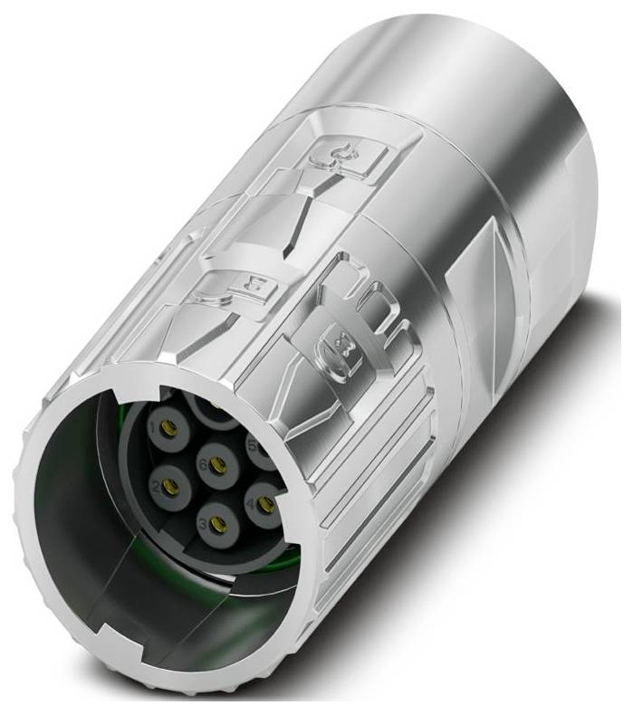 Un câble Ethernet noir avec des connecteurs jaunes est enroulé sur un fond blanc.