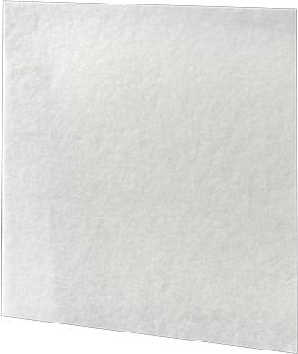 Une surface carrée blanche texturée et unie, ressemblant à une feuille de papier ou à un tissu, sans aucune marque ou motif visible.