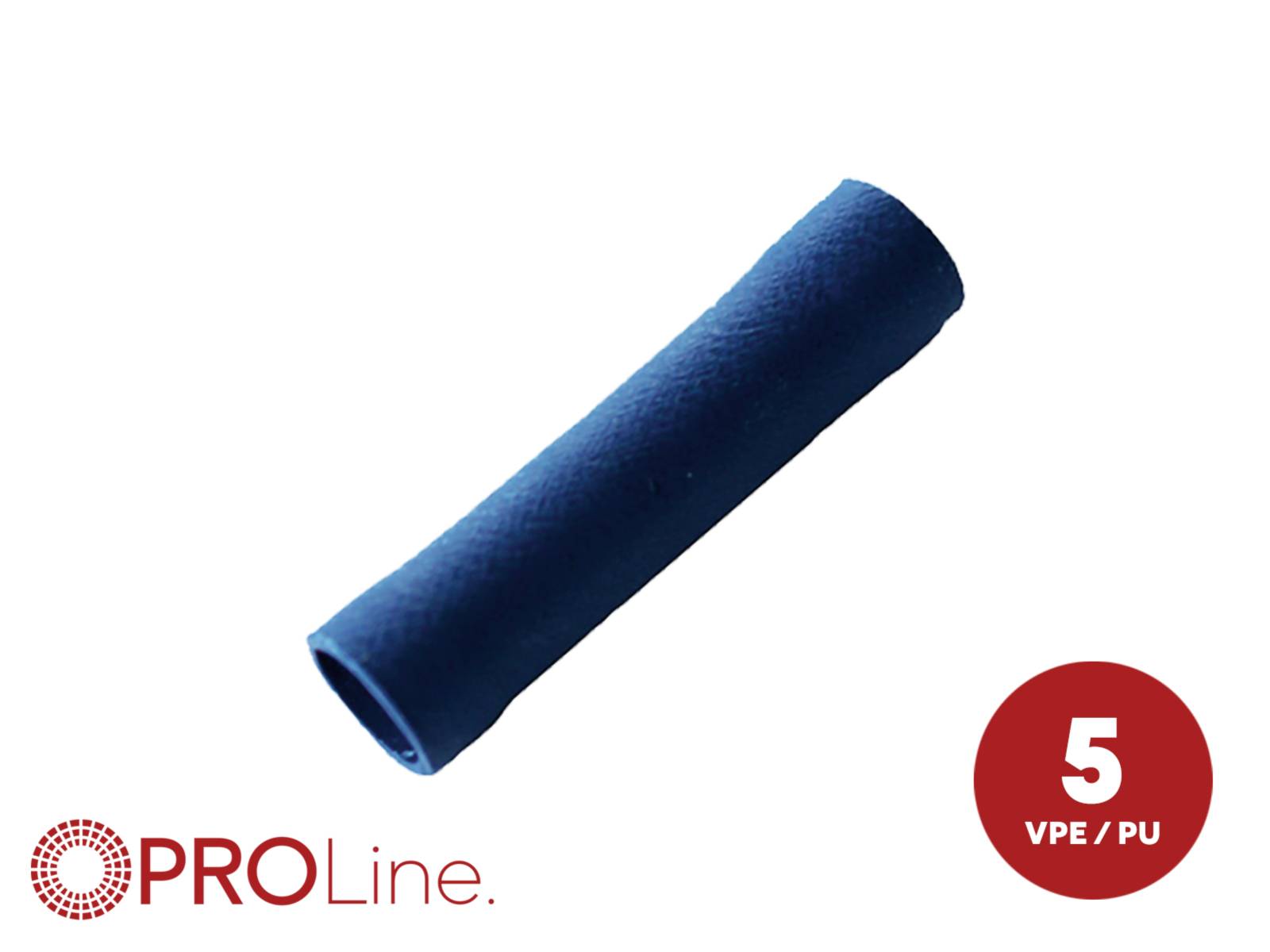 Blue cylindrical foam roll with PRO Line logo and a red badge labeled '5 VPE/PU'.