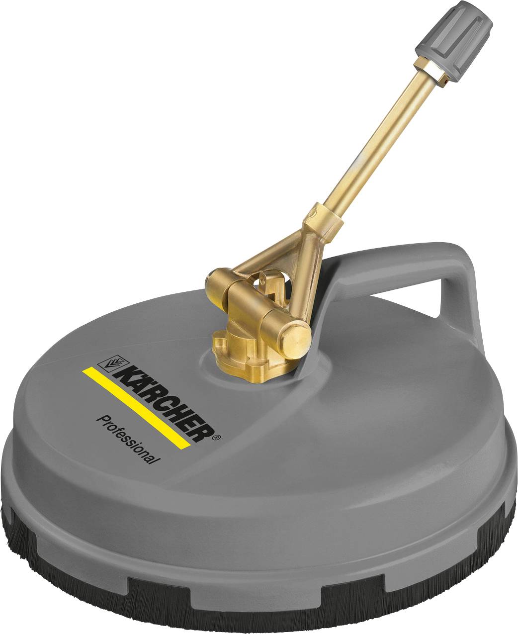 Nettoyeur de surfaces professionnel Kärcher avec buse rotative et poignée, conçu pour le nettoyage de grandes surfaces.