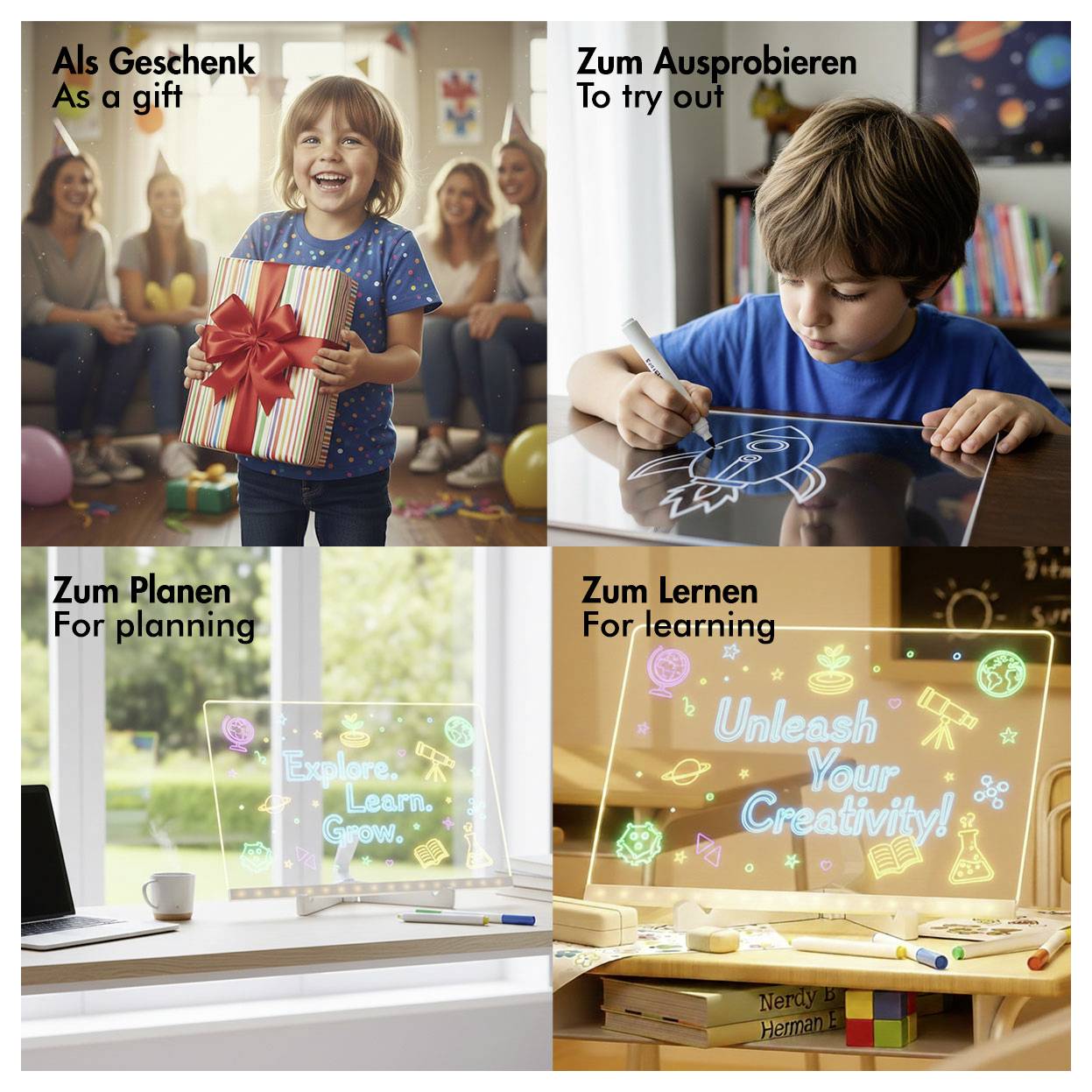 LogiLink Ardoise AA0192 transparent Acrylique 1 pc(s)