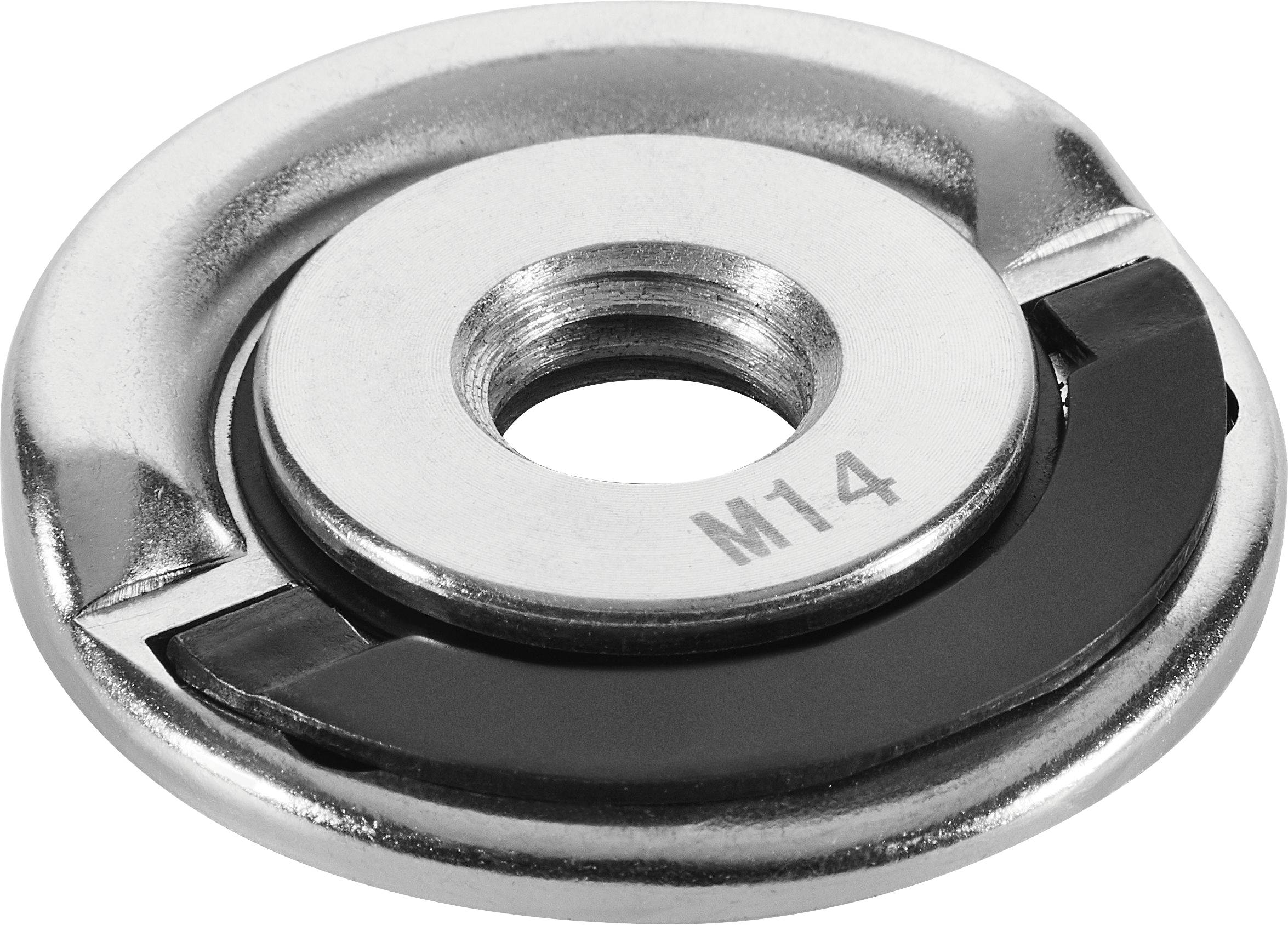 Eine Metallschleifer-Sperrflansch mit 